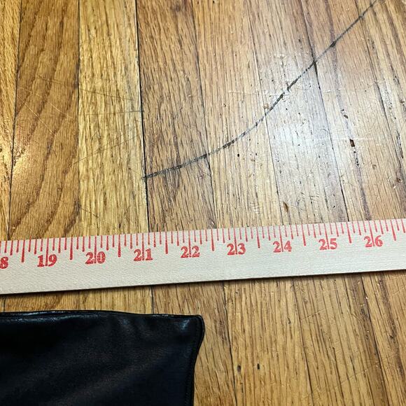 Spanx Faux Leather Leggings Womens 3XL Track Stripe Black White Skinny High Rise - Picture 6 of 8